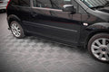 Maxton Design Seitenschweller Flaps passend für Ford Fiesta ST Mk6 schwarz Hochglanz