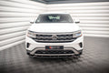 Maxton Design Street+ Spoilerlippe Front Ansatz V.1 passend für VW Atlas Cross Sport schwarz Hochglanz