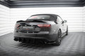 Maxton Design Heck Ansatz Flaps Diffusor V.1 passend für Audi S5 / A5 S-Line Coupe / Cabriolet 8T schwarz Hochglanz