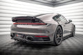 Maxton Design Street+ Mittlerer Diffusor RACE passend für Porsche 911 Carrera 4S 992 schwarz Hochglanz