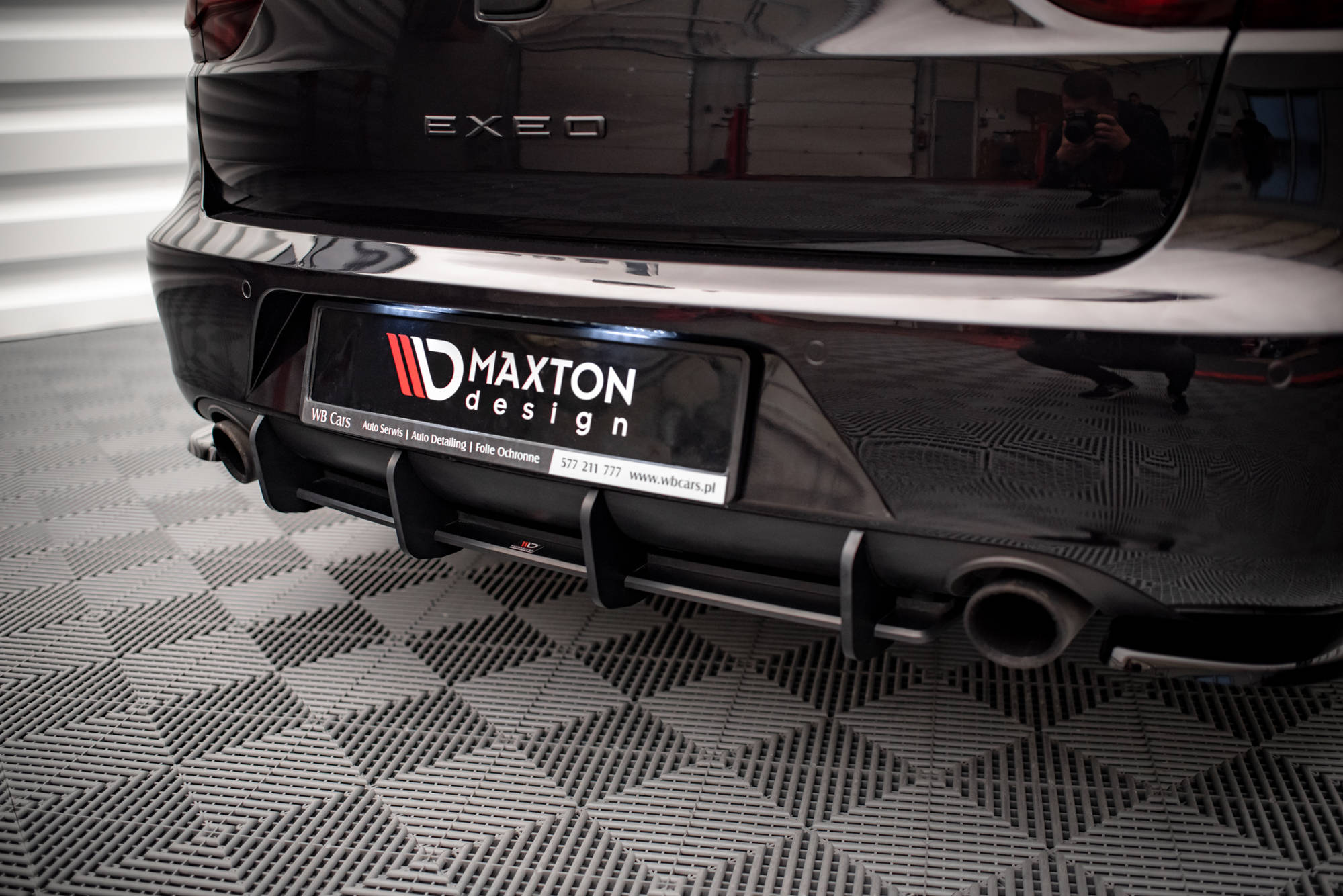 Maxton Design Street Pro Heckschürze passend für Seat Exeo