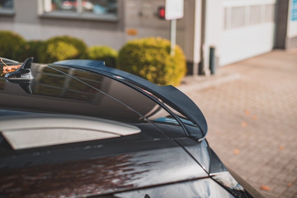 Maxton Design Spoiler CAP passend für Skoda Karoq Sportline schwarz Hochglanz