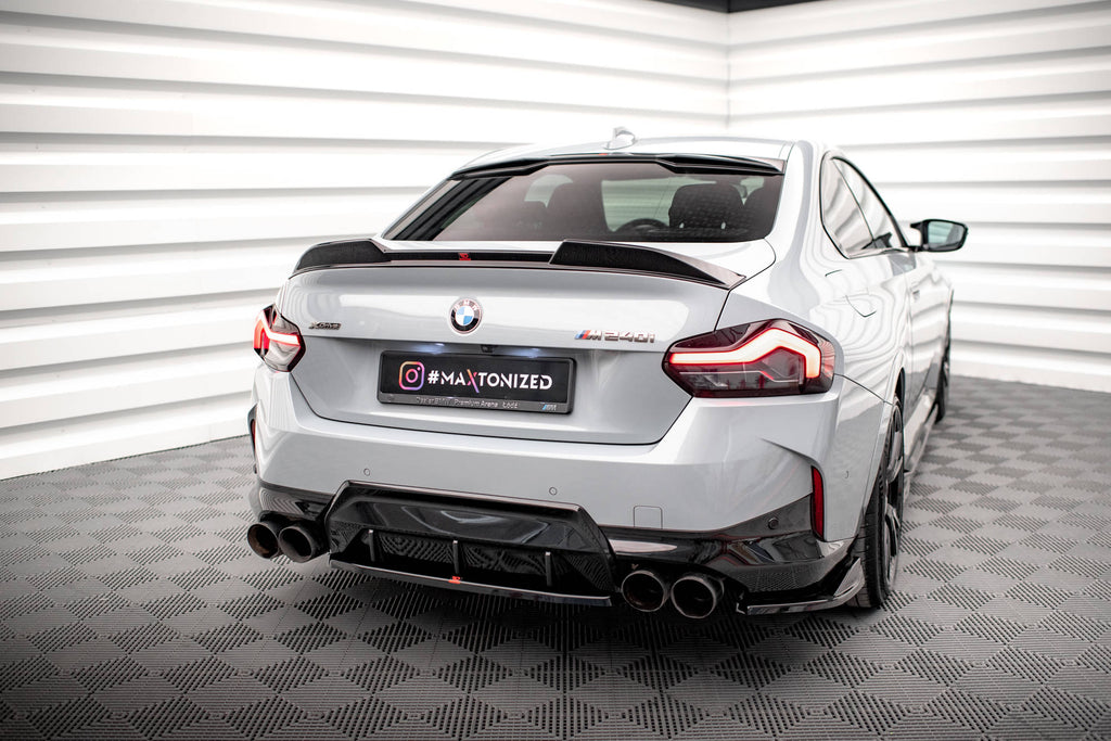 Maxton Design Heckansatz BMW 2 Coupe M240i G42 schwarz Hochglanz für BMW 2er G42