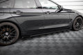 Maxton Design Street Pro Street+ Seitenschweller Leisten + Flaps passend für BMW 4er Gran Coupe F36 schwarz Hochglanz