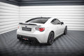 Maxton Design Heck Ansatz Flaps Diffusor V.1 passend für Subaru BRZ Mk1 / Mk1 Facelift schwarz Hochglanz