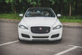 Maxton Design Street+ Spoilerlippe Front Ansatz passend für Jaguar XJ R-Sport X351 Facelift schwarz Hochglanz
