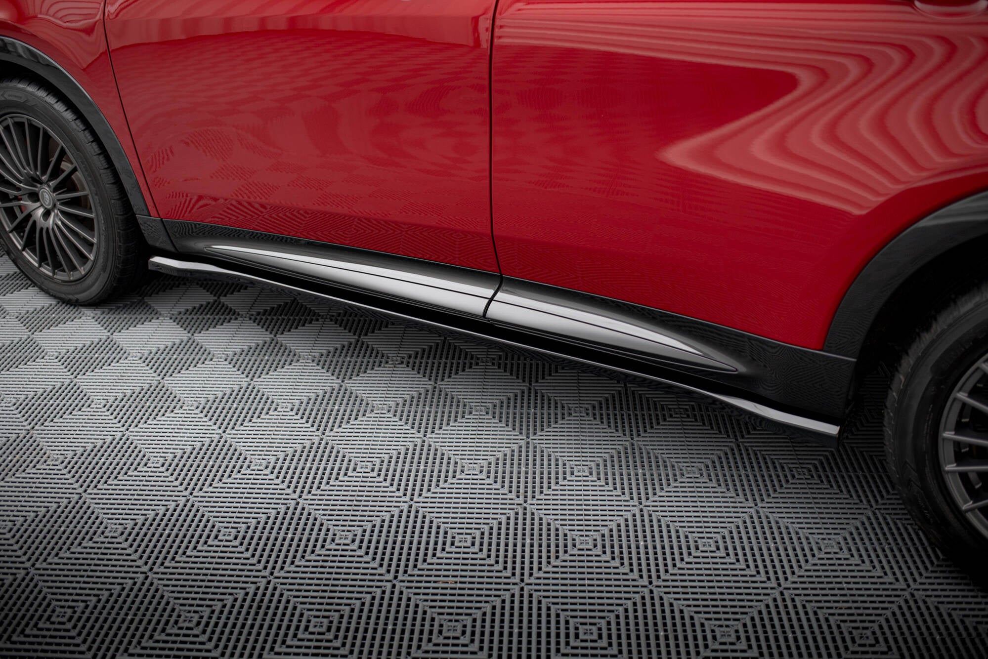 Maxton Design Street+ Seitenschweller Leisten passend für Alfa Romeo Tonale Mk1 schwarz Hochglanz