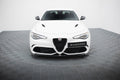 Maxton Design Street+ Spoilerlippe Front Ansatz passend für Alfa Romeo Giulia Quadrifoglio schwarz Hochglanz