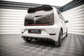 Maxton Design Diffusor Heck Ansatz passend für VW Up GTI schwarz Hochglanz