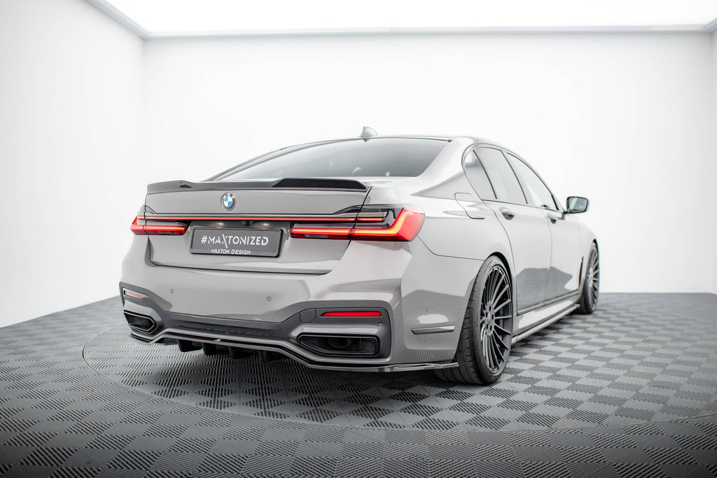 Maxton Design Spoiler CAP 3D passend für BMW 7 G11 / G12 schwarz Hochglanz