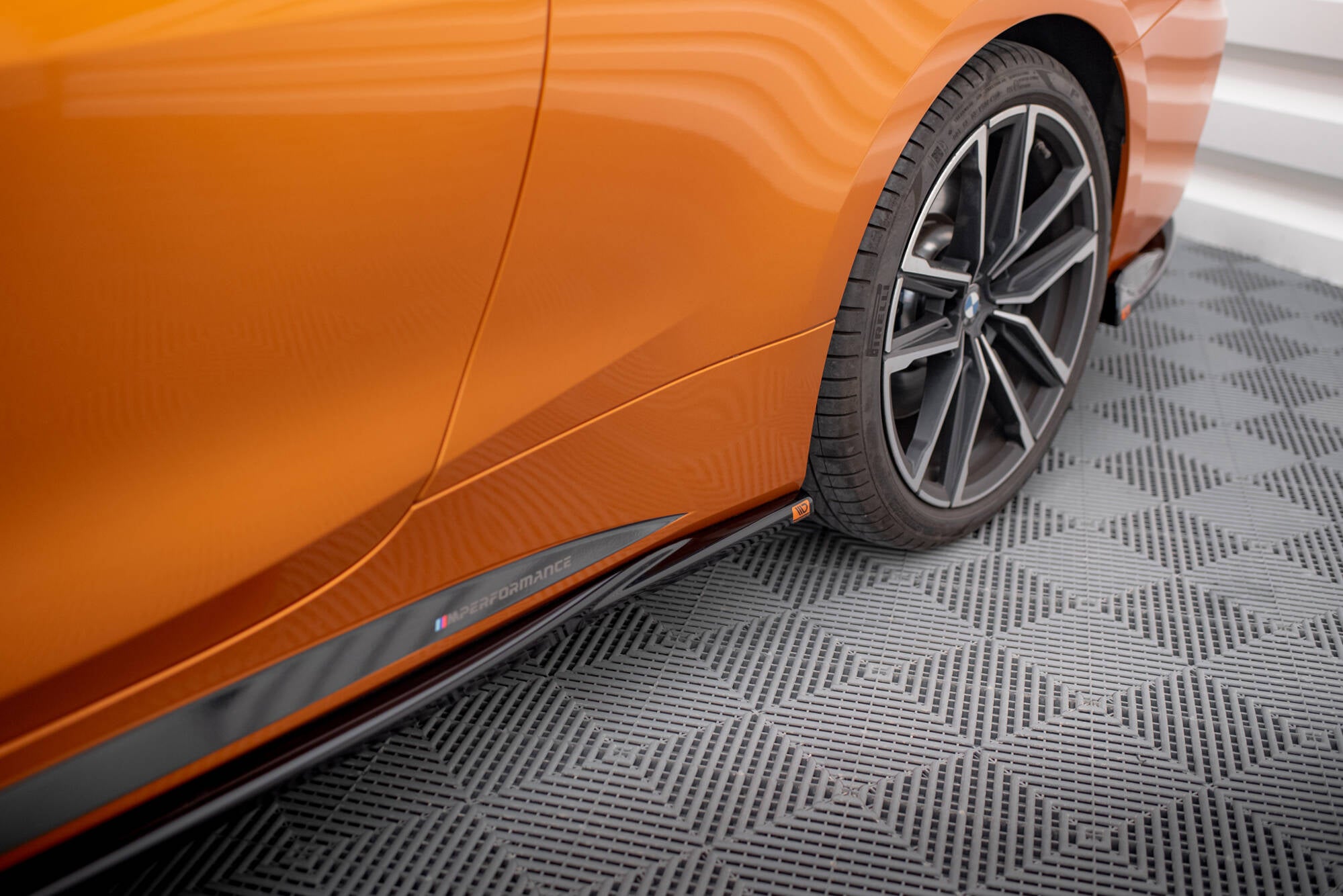 Maxton Design Street+ Seitenschweller Leisten passend für V.3 passend für BMW 4er M-Paket / M440i G22 / G23 / G22 Facelift / G23 Facelift schwarz Hochglanz