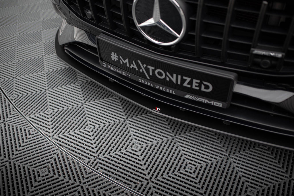 Maxton Design Street Pro Street+ Spoilerlippe Front Ansatz passend für Mercedes-AMG A35 W177 Facelift