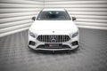 Maxton Design Street+ Spoilerlippe Front Ansatz V.5 passend für Mercedes A35 AMG / AMG-Line W177 schwarz Hochglanz