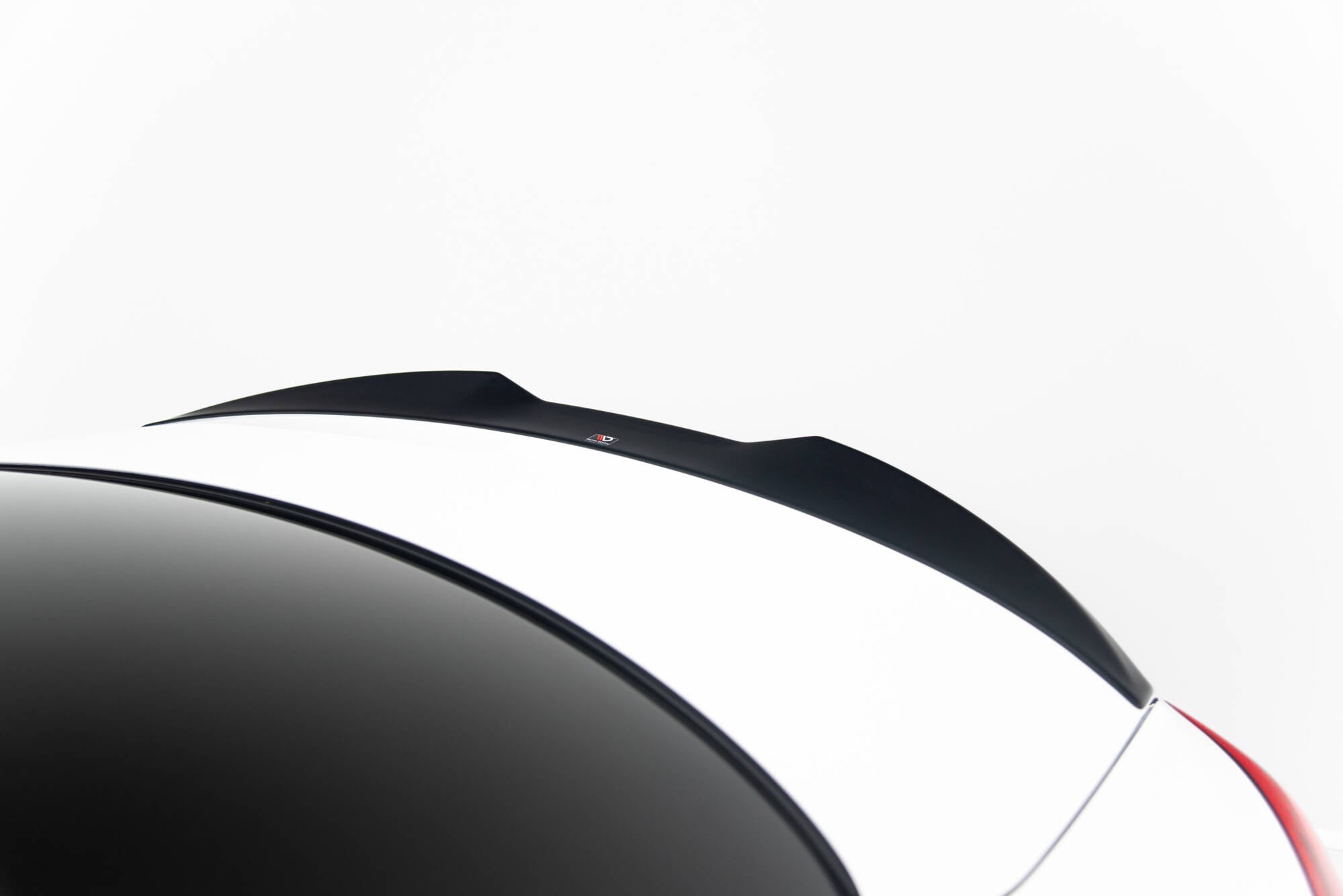 Maxton Design Spoiler CAP 3D passend für Mercedes-Benz CLA Coupe C118 Facelift schwarz Hochglanz