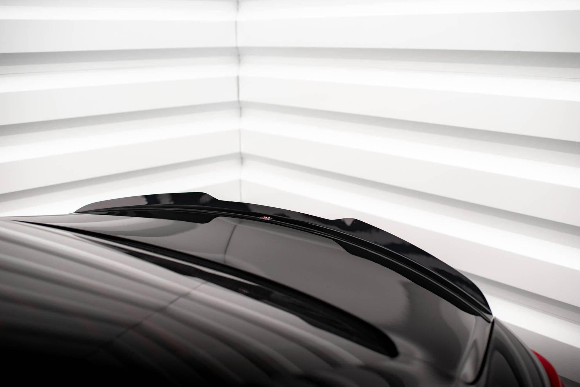 Maxton Design Spoiler CAP passend für Infiniti Q50 S Mk1 schwarz Hochglanz