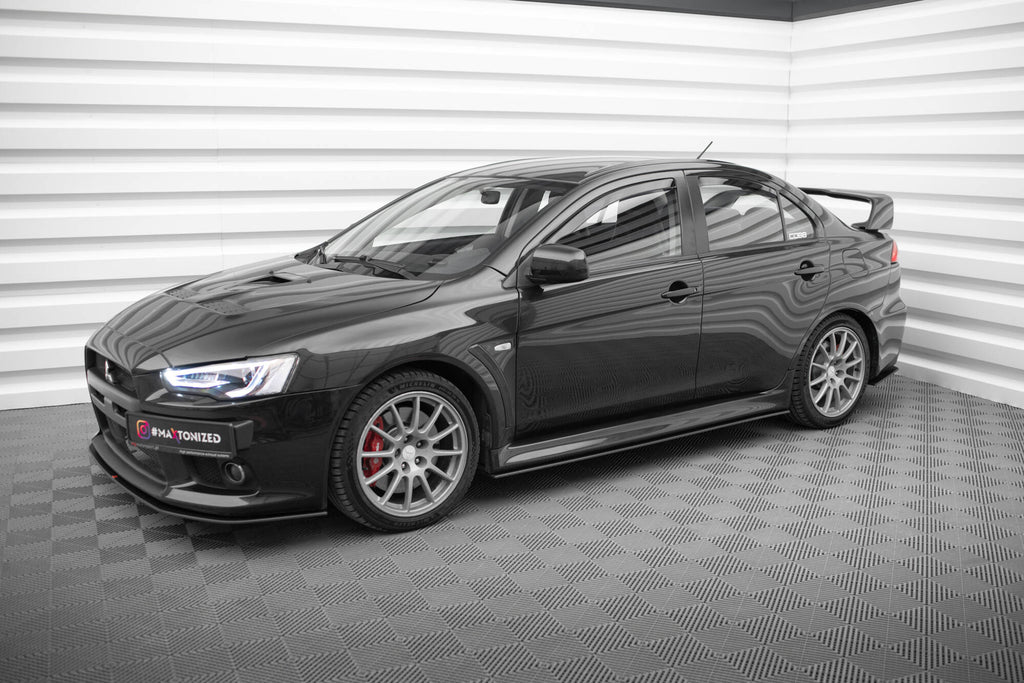 Maxton Design Street Pro Street+ Seitenschweller Leisten passend für Mitsubishi Lancer EVO X