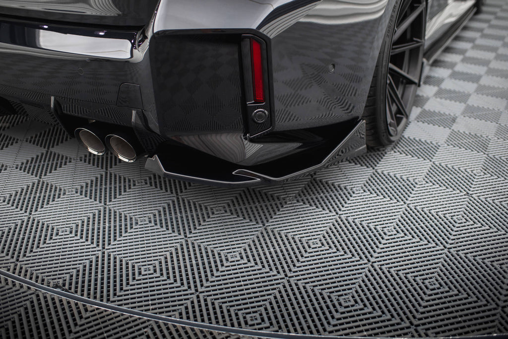 Maxton Design Heck Ansatz Flaps Diffusor V.2 passend für BMW M2 G87 schwarz Hochglanz