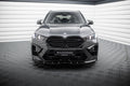 Maxton Design Street+ Spoilerlippe Front Ansatz V.1 passend für BMW X5 M F95 Facelift schwarz Hochglanz