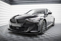 Maxton Design Front Stoßstange Flaps passend für BMW 2 Coupe G42 schwarz Hochglanz