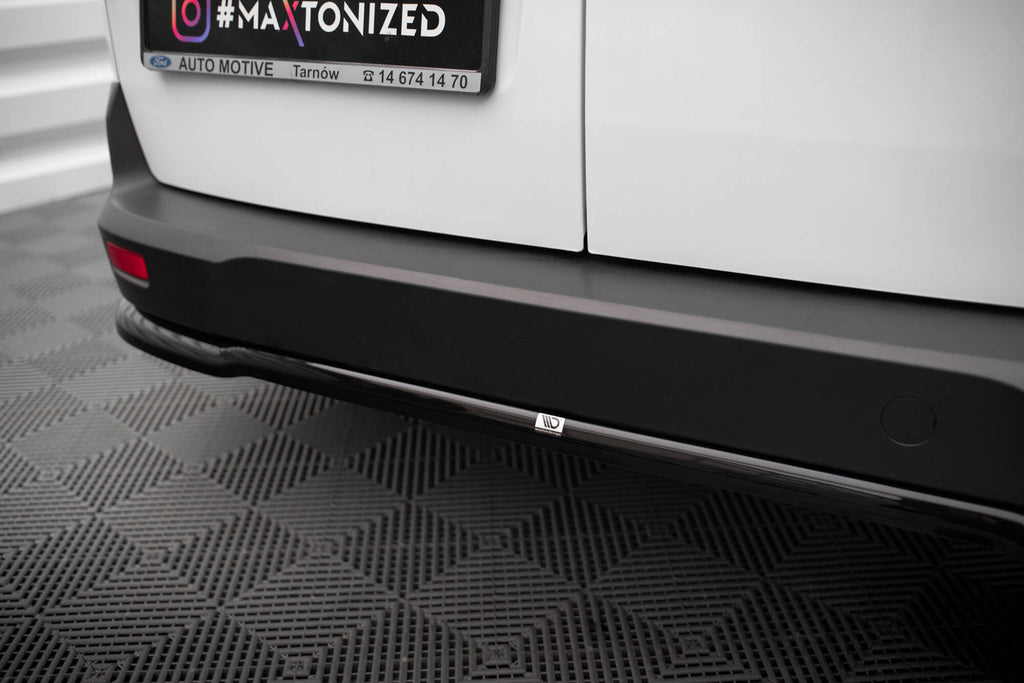 Maxton Design Heckansatz Ford Transit Connect Mk2 Facelift schwarz Hochglanz für Ford Transit Connect Mk2 Facelift