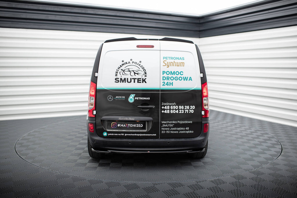Maxton Design Spoiler CAP passend für Mercedes-Benz Citan Mk1 schwarz Hochglanz