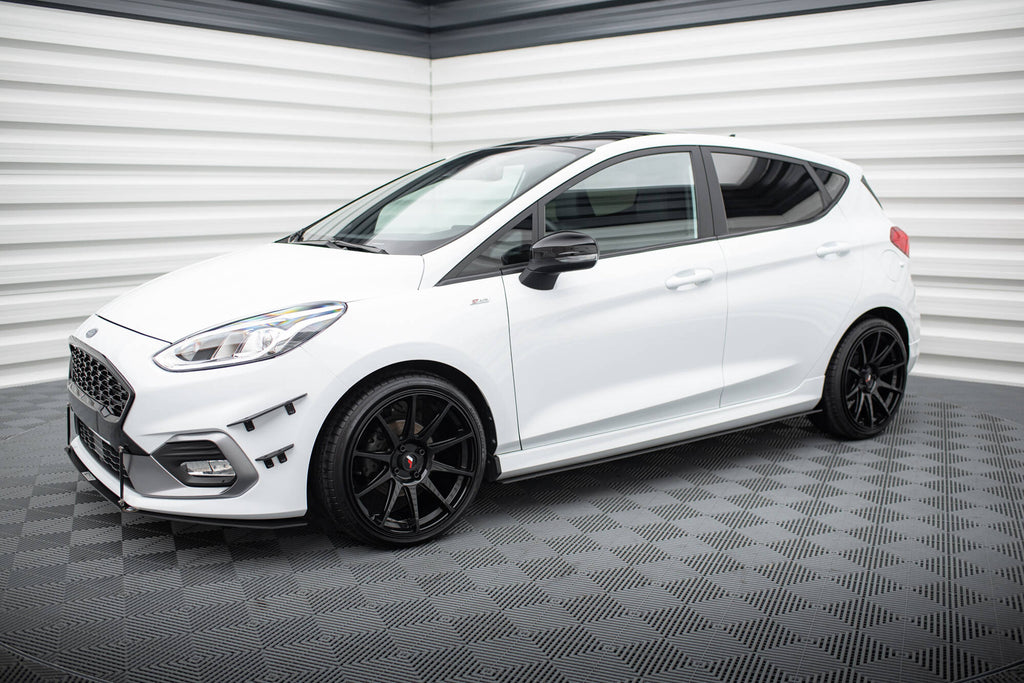 Maxton Design Sport Street+ Seitenschweller Leisten V.2 passend für Ford Fiesta Mk8 ST / ST-Line schwarz Hochglanz