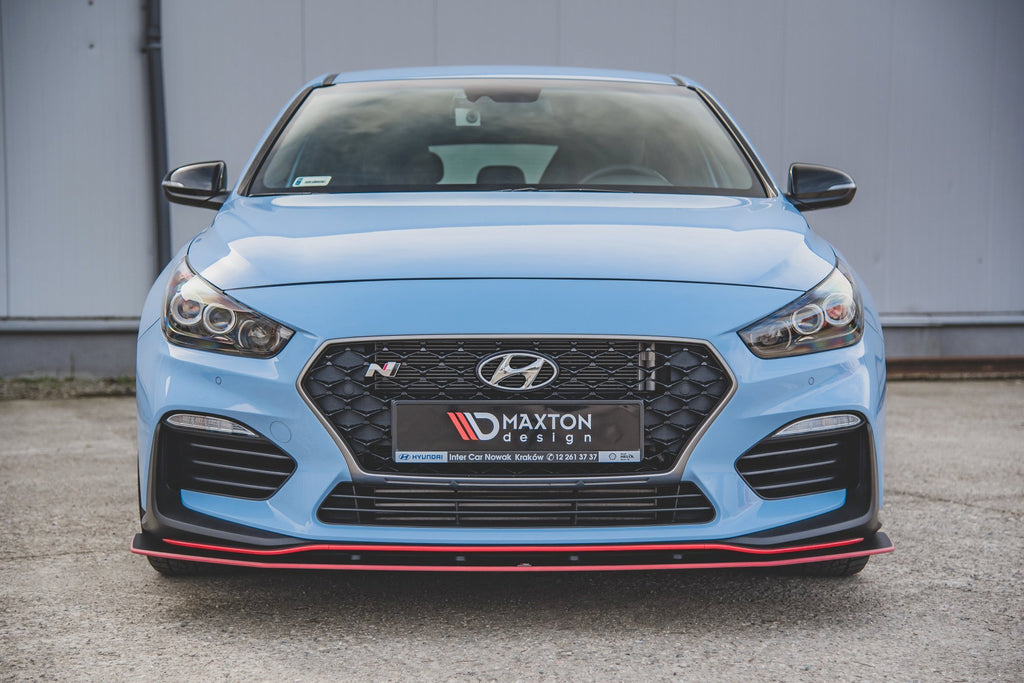 Maxton Design Street Pro Street+ Spoilerlippe Front Ansatz passend für Hyundai I30 N Mk3 Hatchback / Fastback