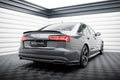 Maxton Design Spoiler CAP passend für Audi A6 / A6 S-line / S6 Limousine C7 Facelift schwarz Hochglanz