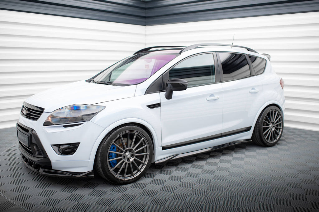 Maxton Design Street+ Seitenschweller Leisten passend für Ford Kuga ST Mk1 schwarz Hochglanz