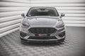 Maxton Design Street+ Spoilerlippe Front Ansatz V.2 passend für Ford Mondeo ST-Line Mk5 Facelift schwarz Hochglanz