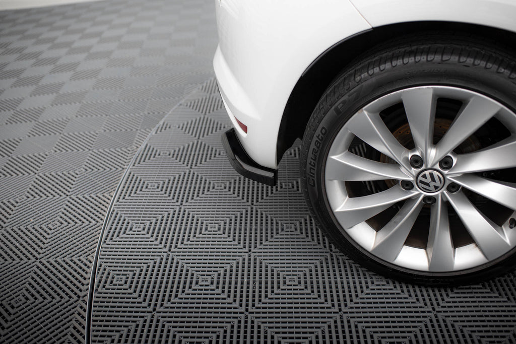 Maxton Design Heck Ansatz Flaps Diffusor V.1 passend für VW Scirocco Mk3 Facelift schwarz Hochglanz