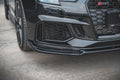 Maxton Design Street+ Spoilerlippe Front Ansatz V.3 passend für Audi RS3 8V FL Sportback schwarz Hochglanz