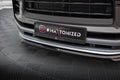 Maxton Design Street+ Spoilerlippe Front Ansatz passend für Porsche Macan Mk1 Facelift 2 schwarz Hochglanz