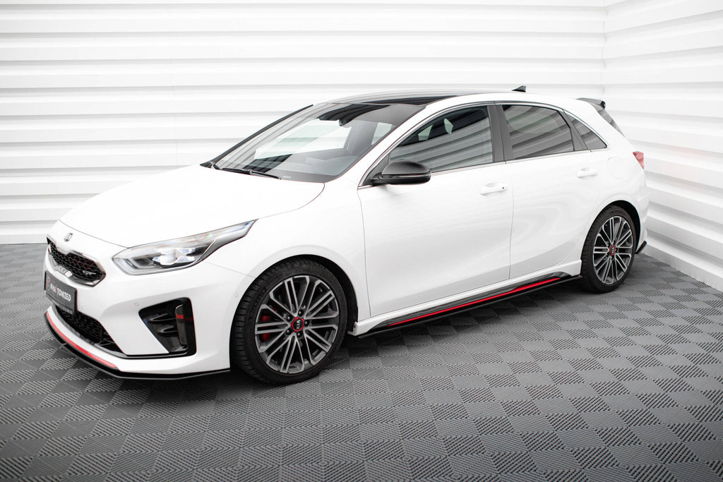 Maxton Design Street Pro Street+ Seitenschweller Leisten passend für Kia Ceed GT Mk3 / Proceed Mk1