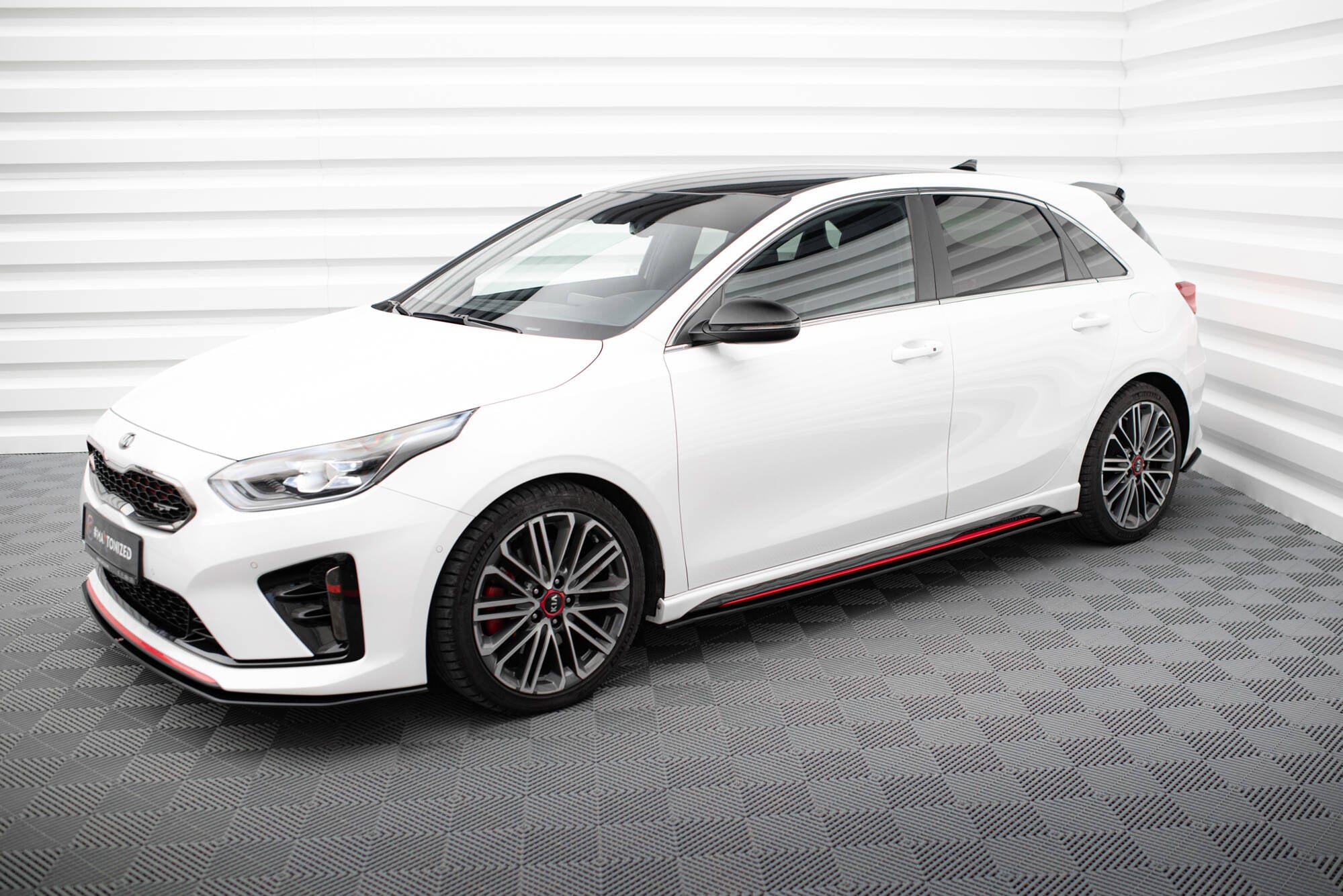 Maxton Design Street Pro Street+ Seitenschweller Leisten passend für Kia Ceed GT Mk3 / Proceed Mk1