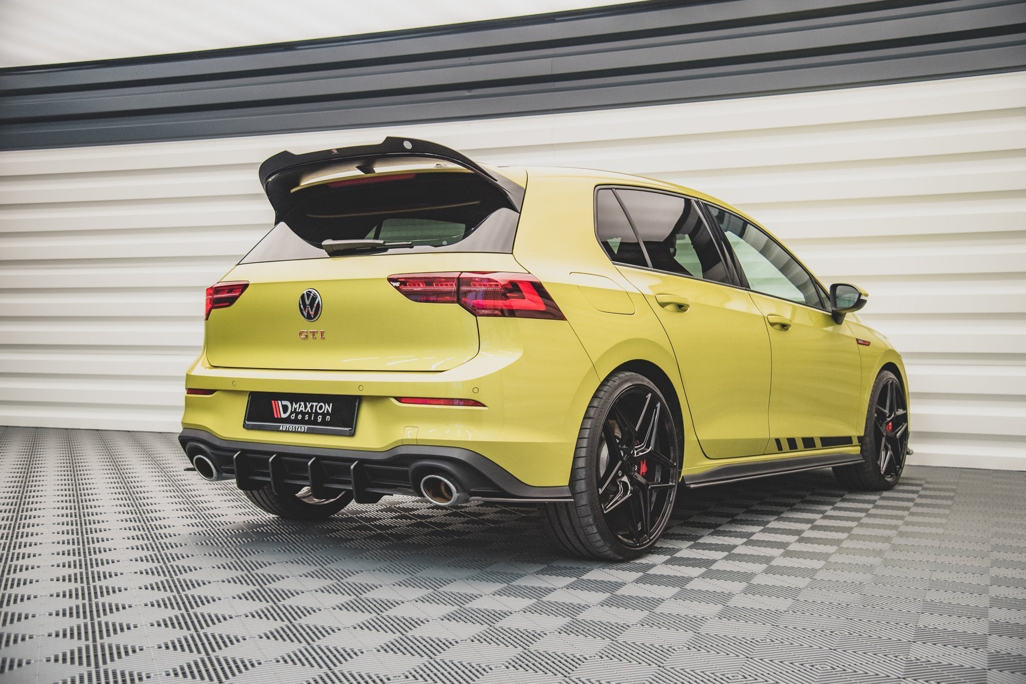 Maxton Design Street Pro Heckschürze V.1 passend für VW Golf GTI Clubsport Mk8
