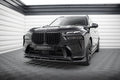 Maxton Design Street+ Spoilerlippe Front Ansatz passend für BMW X7 M-Paket G07 Facelift schwarz Hochglanz