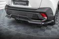 Maxton Design Street+ Mittlerer Diffusor RACE passend für Peugeot 408 Mk1 schwarz Hochglanz