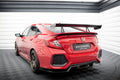 Maxton Design Carbon Spoiler With Upper Swan Mounting Honda Civic SI Mk10 für Honda Civic Mk10