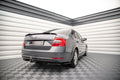 Maxton Design Heck Ansatz Flaps Diffusor passend für Skoda Octavia Mk3 Facelift schwarz Hochglanz