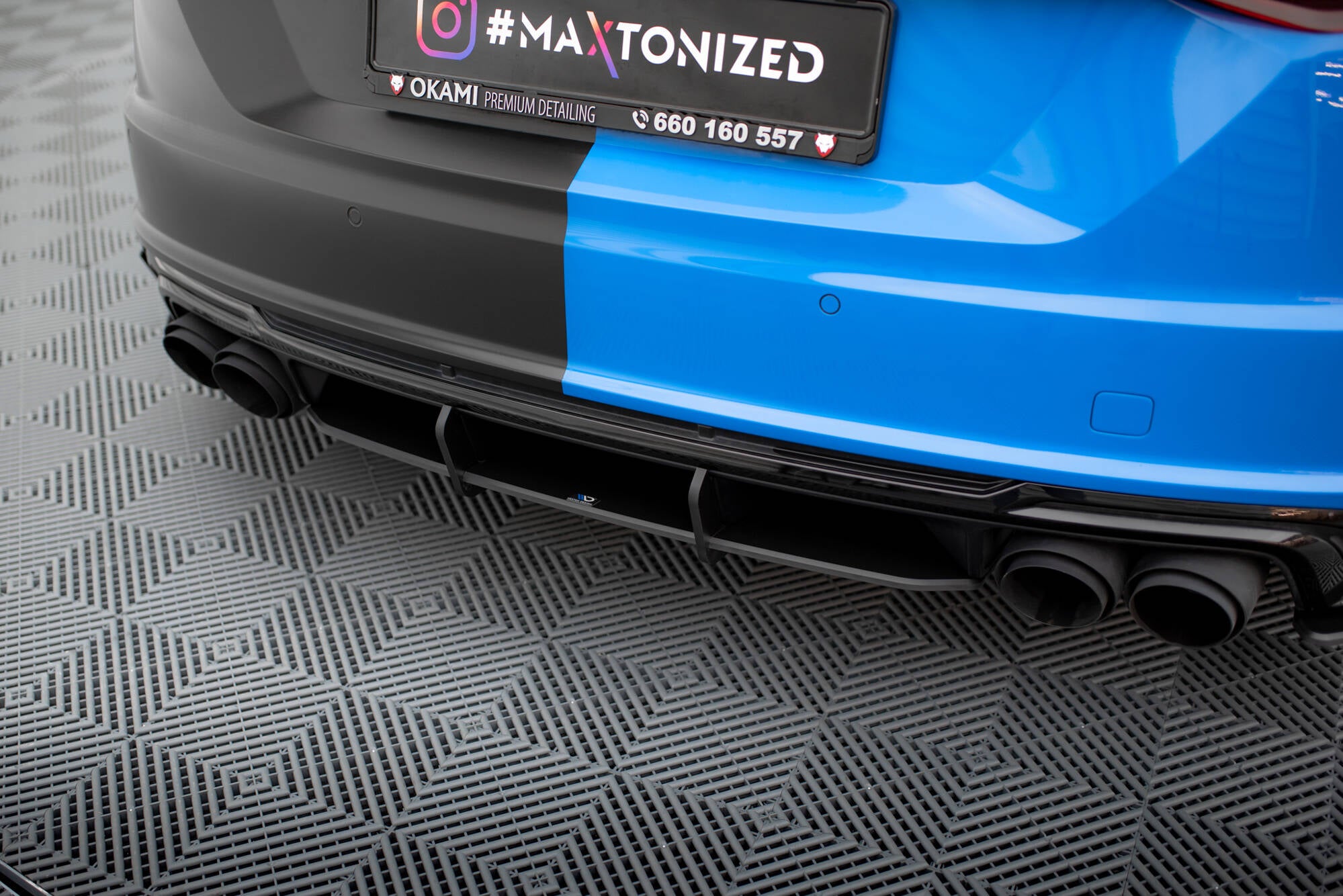 Maxton Design Street Pro Heckschürze passend für Audi TT S 8S Facelift
