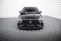 Maxton Design Street+ Spoilerlippe Front Ansatz passend für Mercedes-AMG A35 / A AMG-Line W177 Facelift schwarz Hochglanz