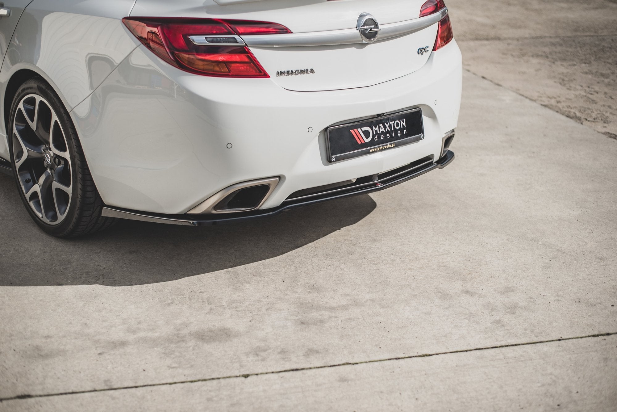 Maxton Design Heckansatz Opel Insignia Mk. 1 OPC Facelift schwarz Hochglanz für Opel Insignia OPC Mk1 Facelift