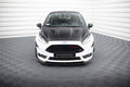 Maxton Design Motorhauben Luftschlitze Ford Fiesta ST Mk7 Facelift schwarz Hochglanz für Ford Fiesta ST