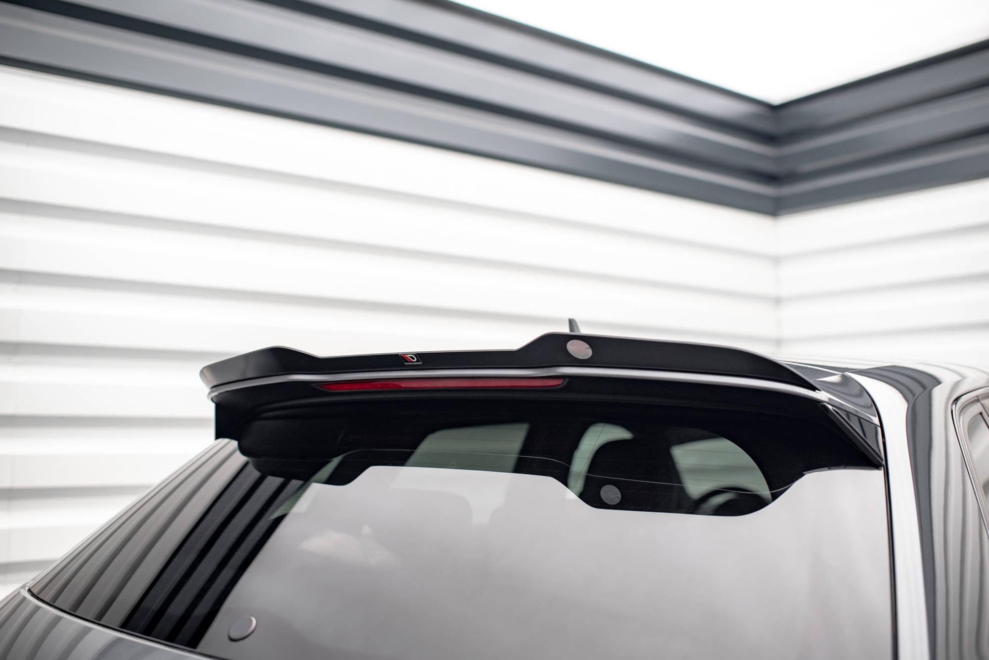 Maxton Design Spoiler CAP passend für Audi S3 / A3 S-Line Sportback 8V schwarz Hochglanz