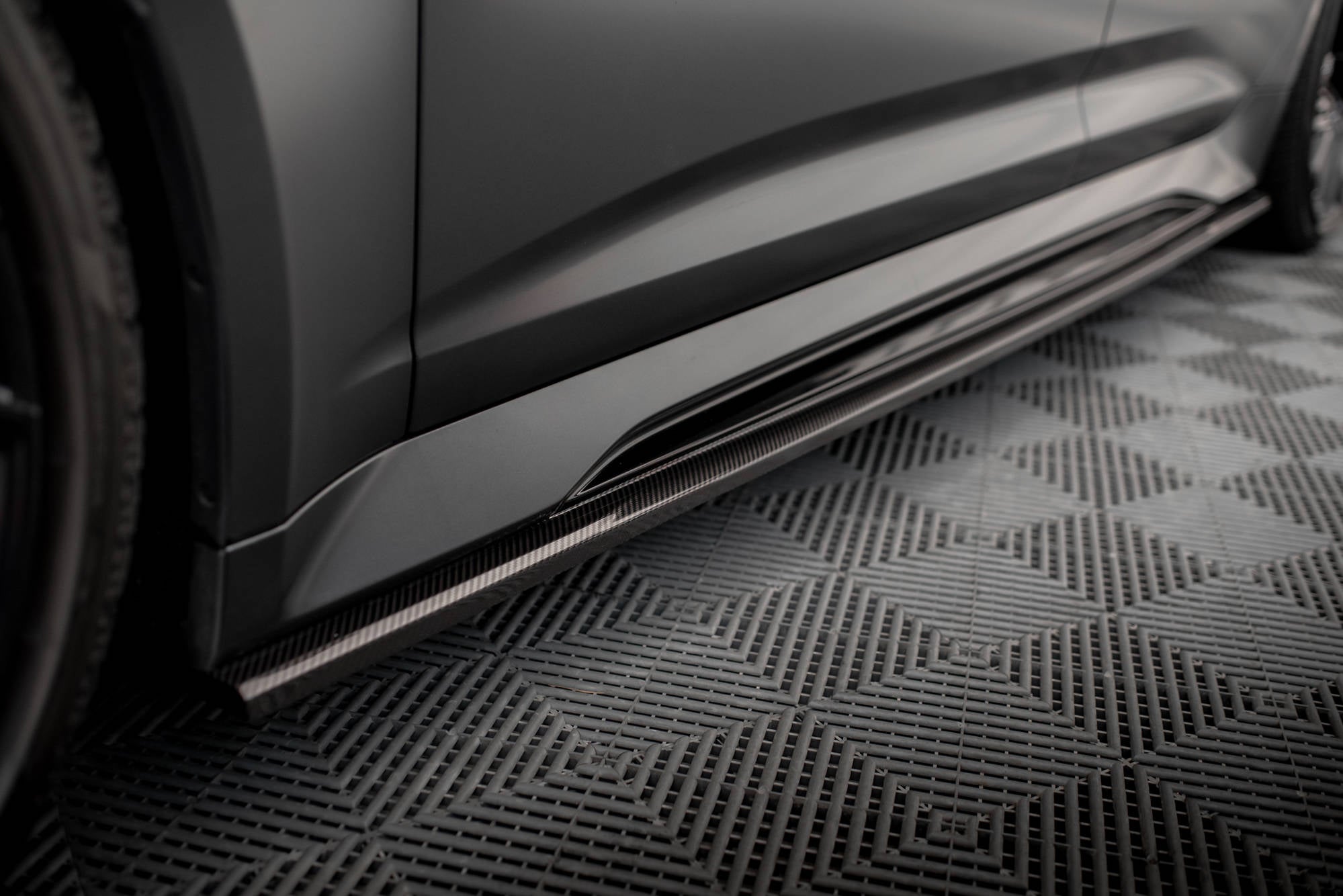 Maxton Design Set of Carbon Fiber Splitters Audi RS6 C8 schwarz matt für Audi