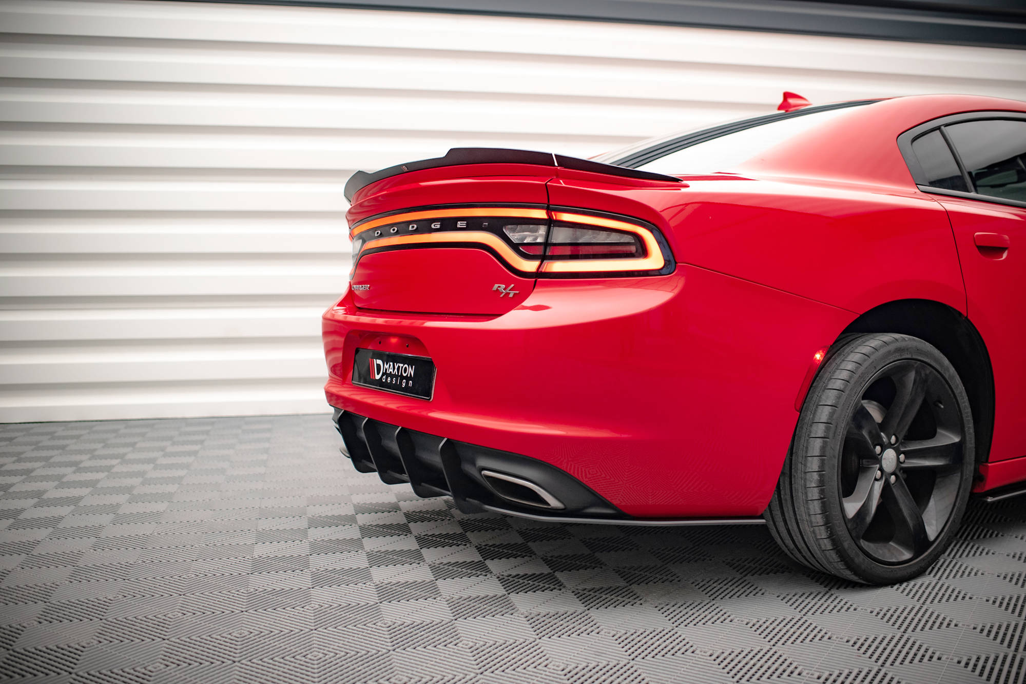 Maxton Design Street Pro Heckschürze passend für Dodge Charger RT Mk7 Facelift