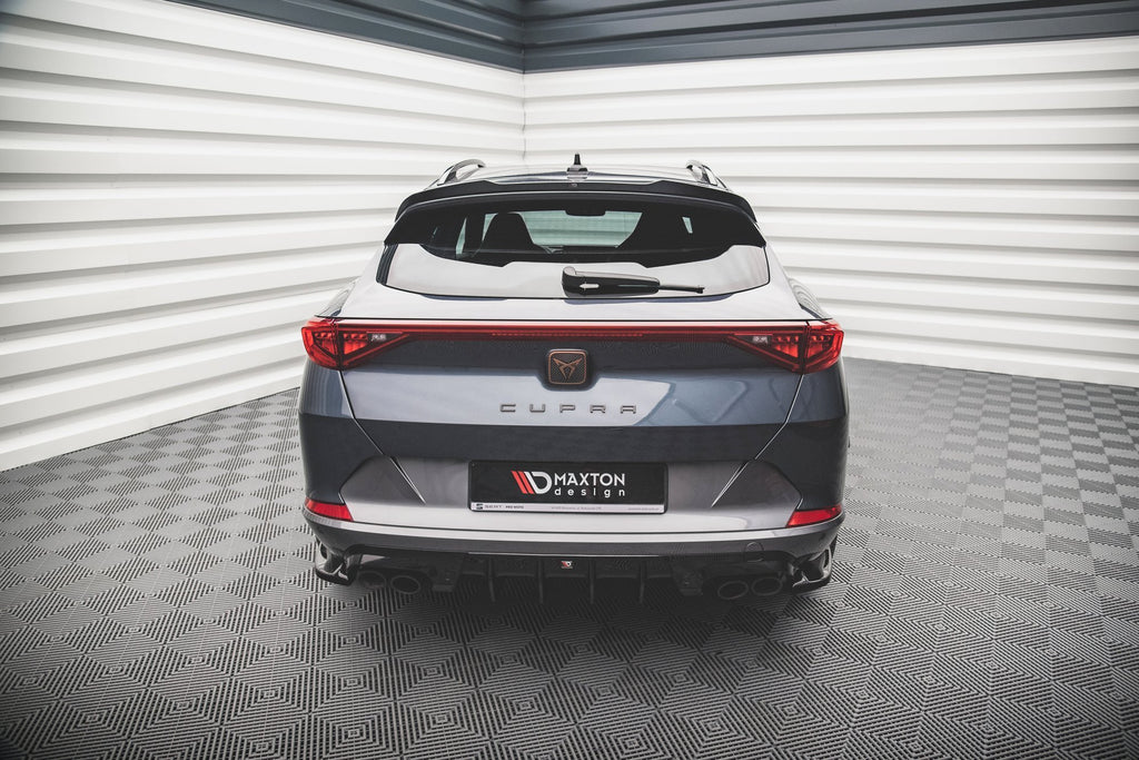 Maxton Design Spoiler CAP passend für Cupra Formentor Mk1 / Mk1 Facelift schwarz Hochglanz