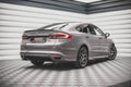 Maxton Design Heck Ansatz Flaps Diffusor V.1 passend für Ford Mondeo ST-Line Mk5 Facelift schwarz Hochglanz