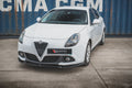 Maxton Design Street+ Spoilerlippe Front Ansatz V.3 passend für Alfa Romeo Giulietta schwarz Hochglanz